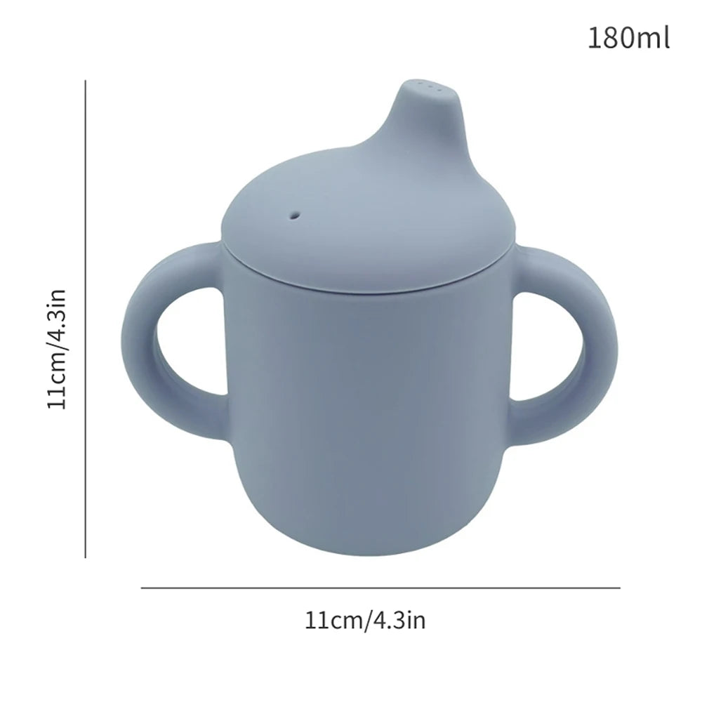 1PC Personalized Customization Name Pattern Silicone Sippy Cup for Babies/Toddlers Baby Cups Custom Water Bottle