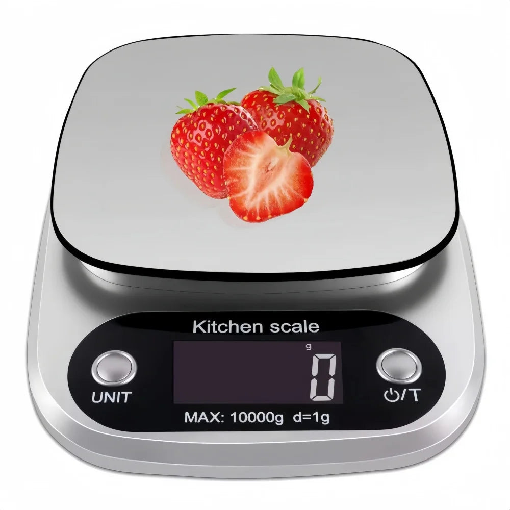 Digital Kitchen Scale 10kg/1g | LCD High Precision | Coffee Baking Jewelry Portable