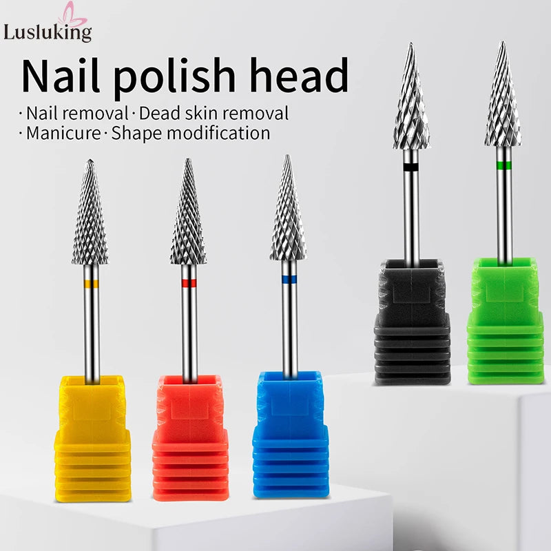 Broca de Carburo de Tungsteno para Torno de Uñas | Removedor Gel Acrílico 💅 - Firu Total Sales