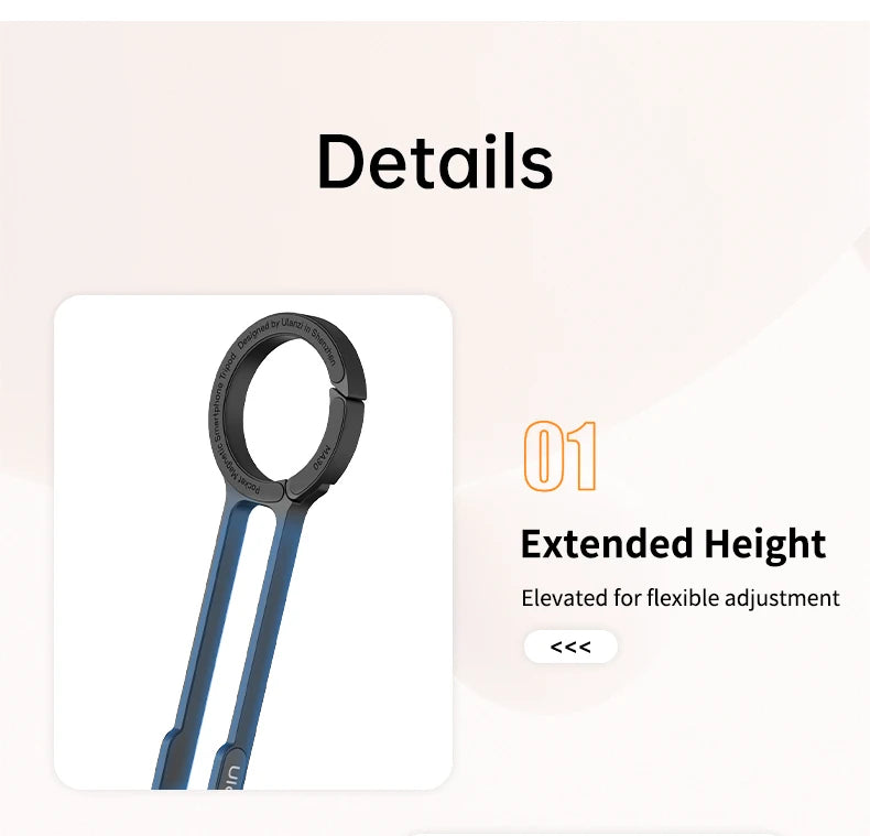 ULANZI MA30 Magnetic Phone Tripod Stand for iPhone 16 Samsung Xiaomi Huawei Vivo OPPO Magsafe Aluminium Smartphone Mini Bracket