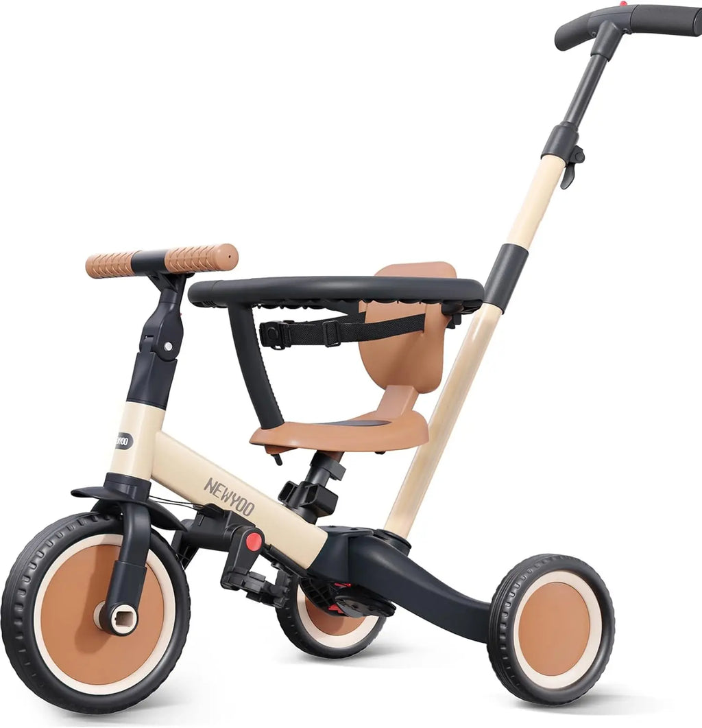 Triciclo 5 en 1 para Bebés 1-3 Años | Bicicleta de Balance con Manija | Regalo 🚲 - Firu Total Sales