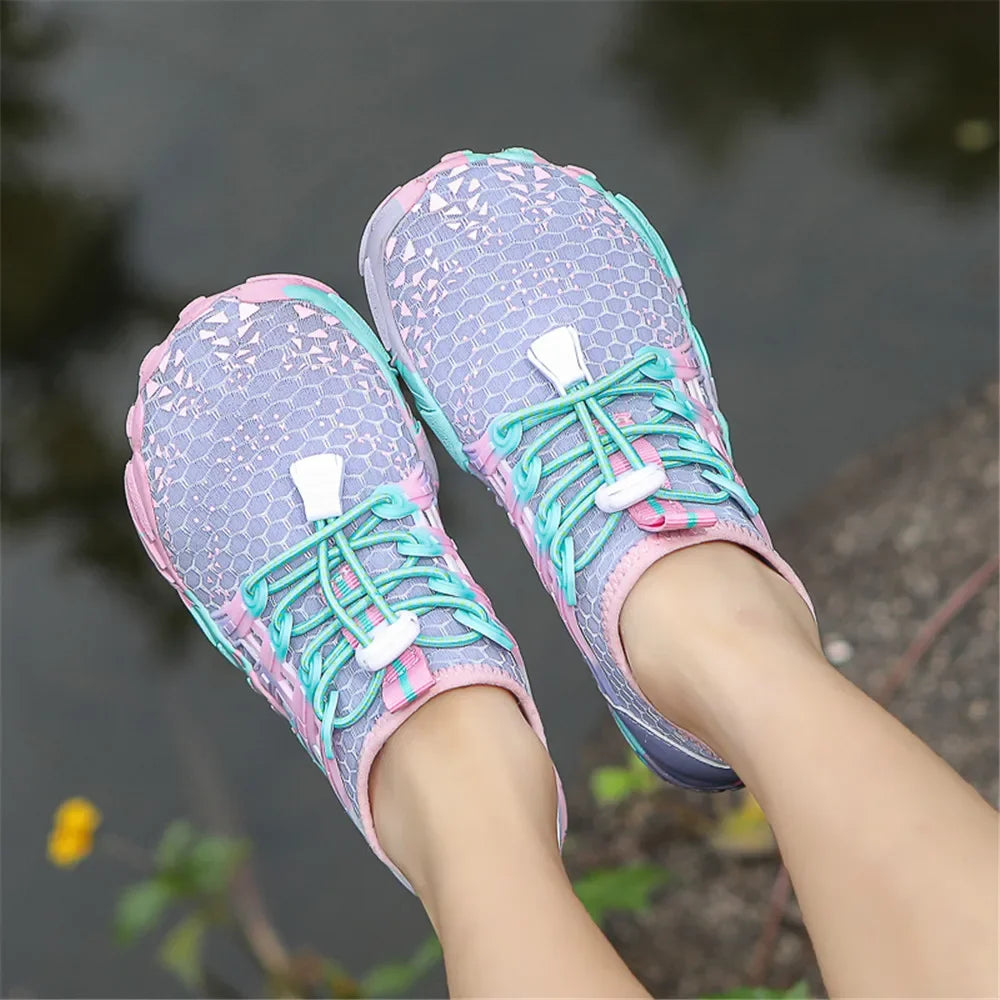 Water Shoes Kids Summer Beach Five Fingers Barefoot Swimming Aqua Shoes Colorful Seaside River Slippers Children Sneakers New