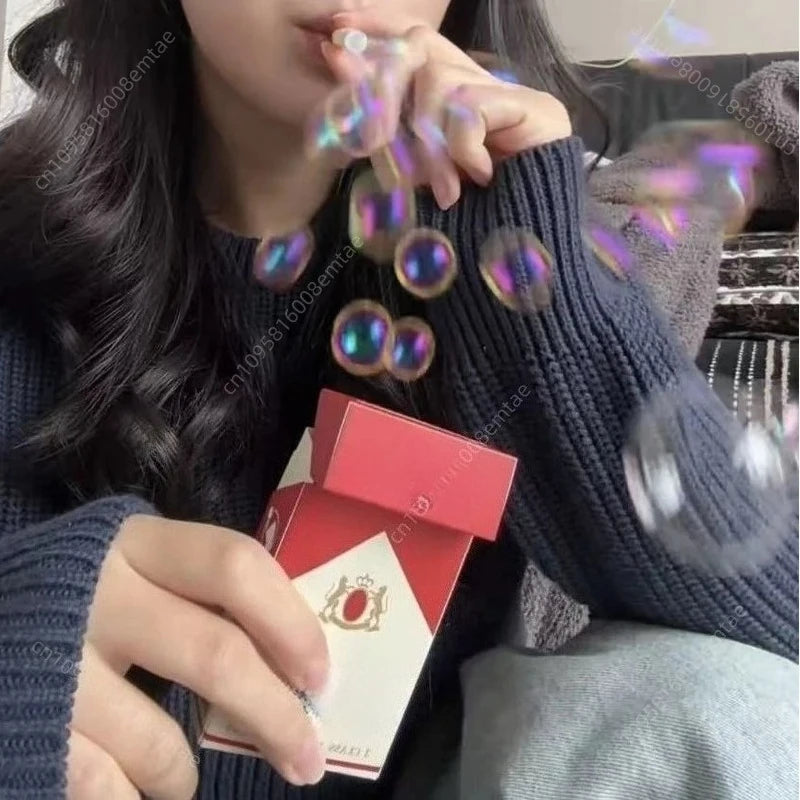 Prank Cigarette Toy，Realistic Fake Smoking Bubble Blower，Funny Gag Gift for Parties and Holidays