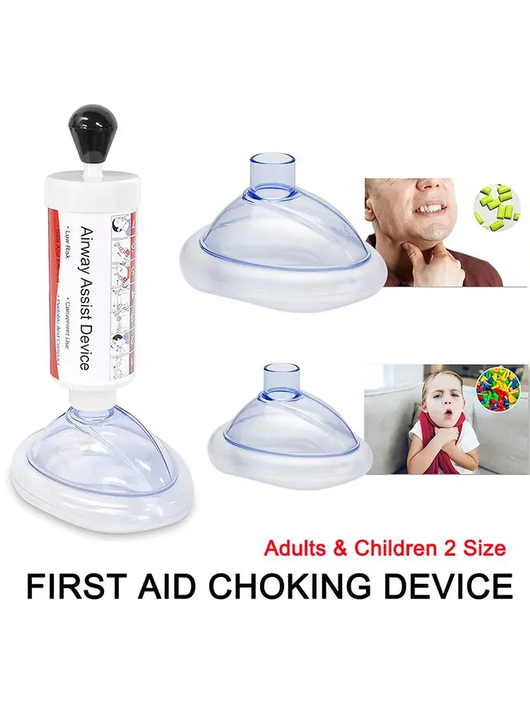 Choking Device ChokingEmergency Life Saving Suction Vac Anti Choke Device First Aid Kit for Kids AdultsUpgrade