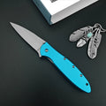 KS Leek 1660 Folding Knife Aluminum Handle Window Breaker Portable Fruit Knife Self-Defense Knife Outdoor Utility Cutting Knife