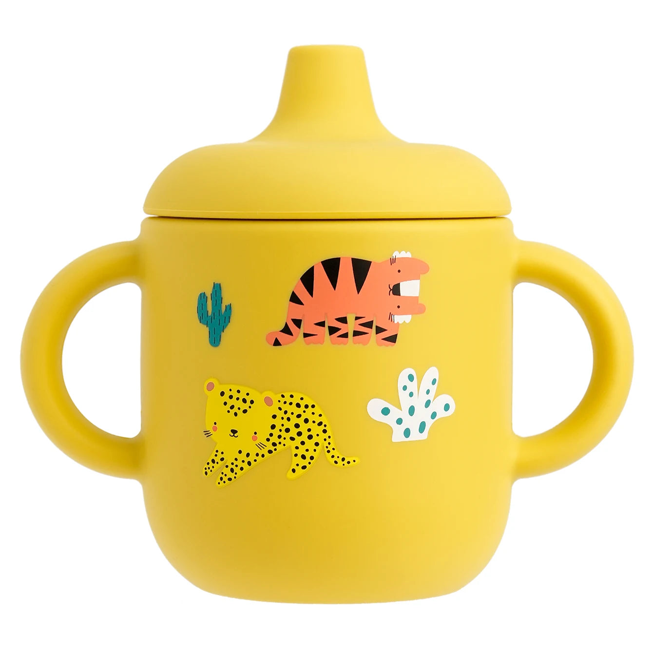 Vaso de Entrenamiento Silicona Cartoon para Bebé | Sin BPA | Con Asa | Lavavajillas 🍼