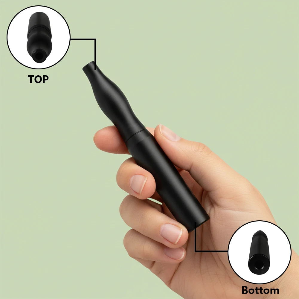 Stylish Stainless Steel Aromatic Stick Air Inhaler Natural Plant Infused Extracts Compact Easy To Carry Gift For Unisex Gifts