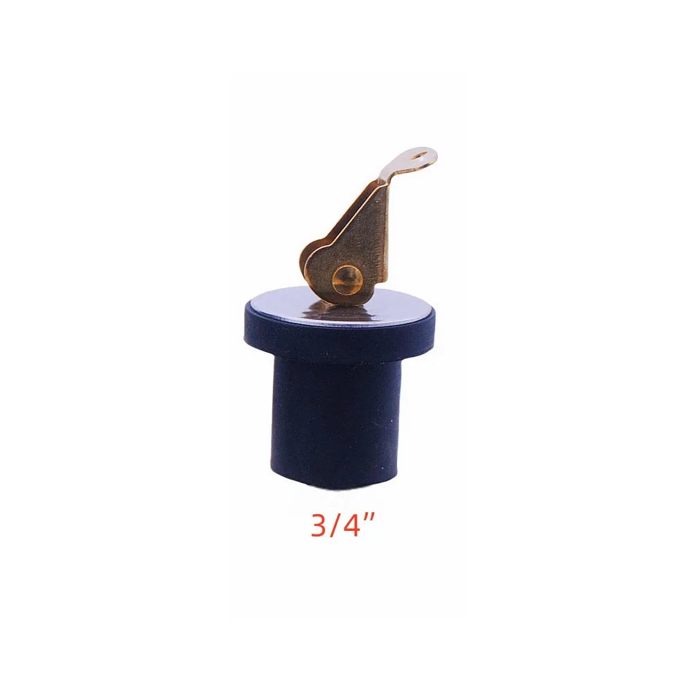 Universal Yacht Compression Drain Plug Rubber Seal Plug Tools Practical Durable Brass Screw Type Plug Marine Boat Accessories