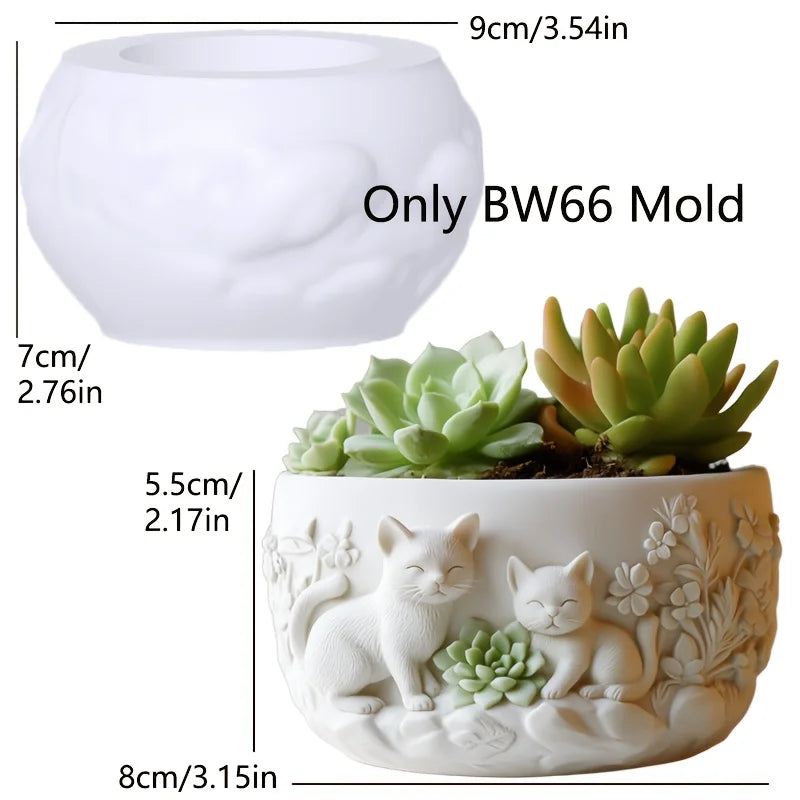 Molde de Silicona Mono Sonriente para Florero y Porta Pinceles | Resina y Yeso 🐒