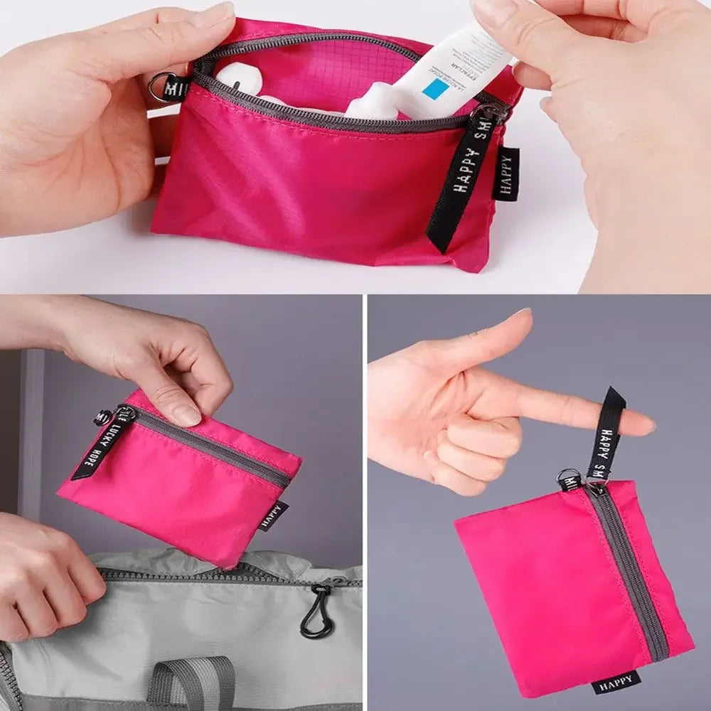 1Pcs Zipper Storage Tool Camping Hiking Outdoor Organizer Travel Cosmetic Bag Waterproof Swimming Makeup Bag Backpack Rain Cover