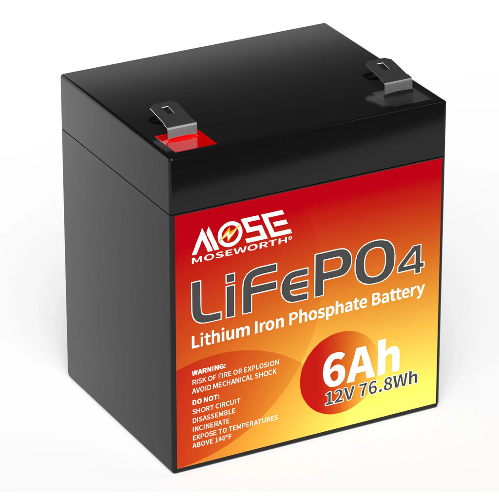 Batería LiFePO4 12V 6Ah-300Ah con BMS | Recargable | Solar y Ciclo Profundo 🔋