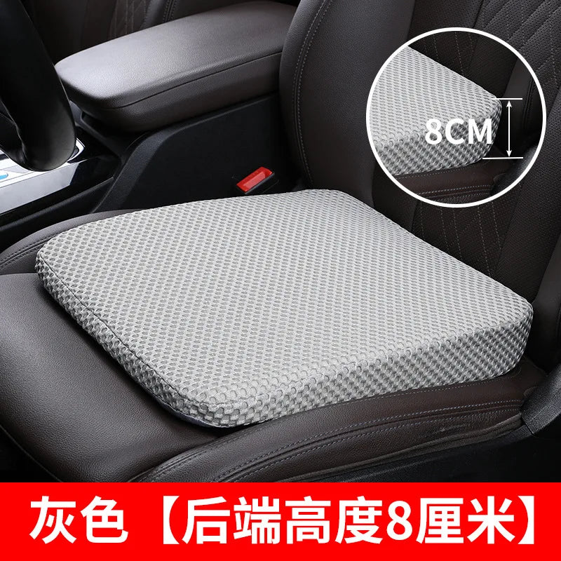 Car Booster Seat Cushion — Breathable Height Boost Pad | Fatigue Relief
