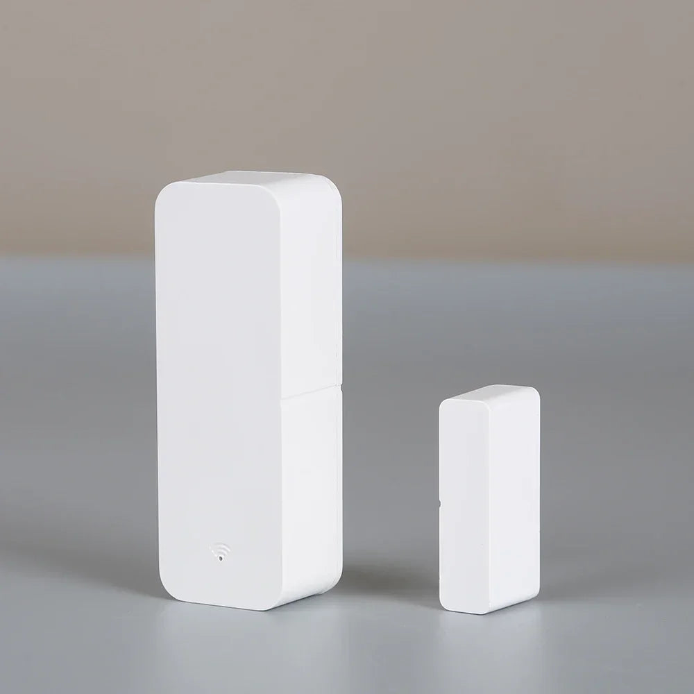 Tuya Zigbee WiFi Door Window Sensor Contact Sensor For Smart Home APP Remote Control Compatible With Alexa Google Assistant