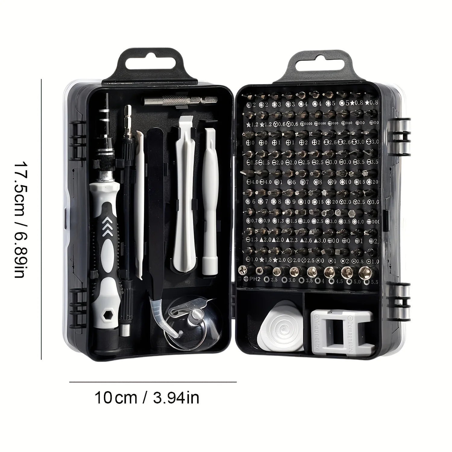 115-in-1 Multi-Functional Screwdriver Set – Strong Magnetic High Hardness Tool Kit with Special-Shaped Screwdrivers, Complete Di