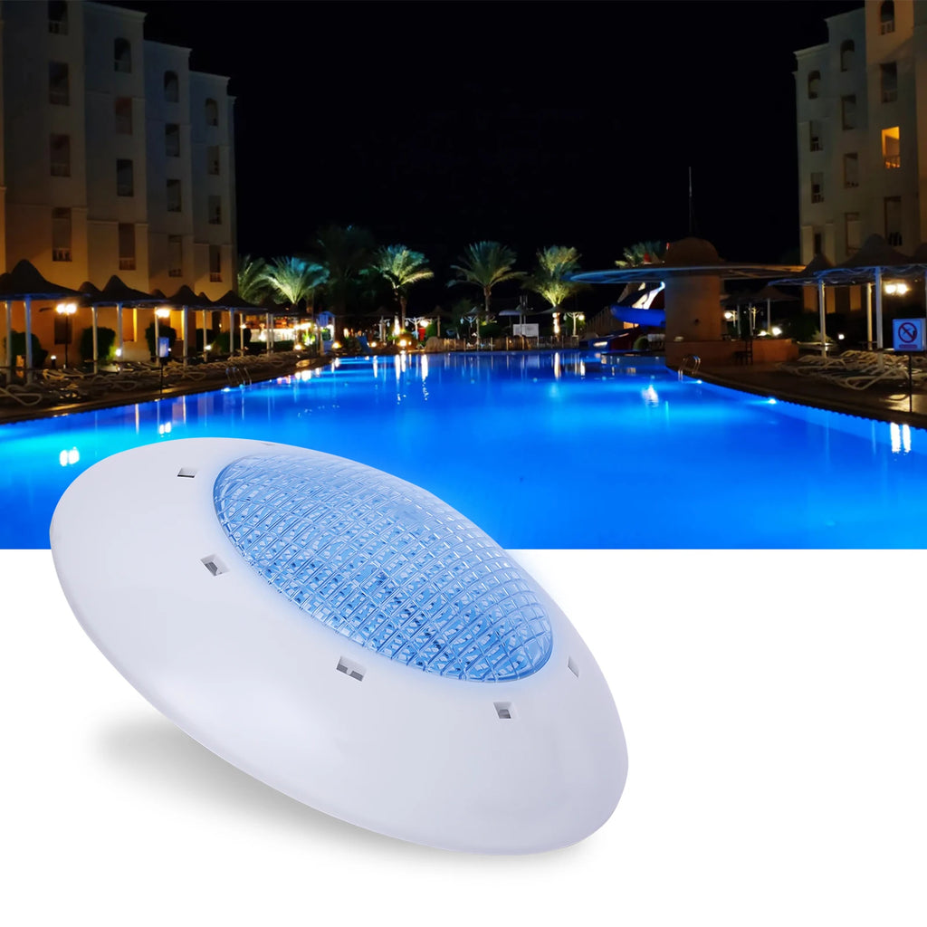35w Underwater Pool Light With Remote Control LED Light Source Wall Mounting 120° Lighting Angle Seal Ring