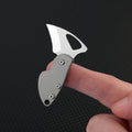 TC4 Titanium Alloy Woodpecker Folding Knife EDC Portable Keychain 7CR Steel Blade Knife Express Unpacking Pocket Knife EDC Tool