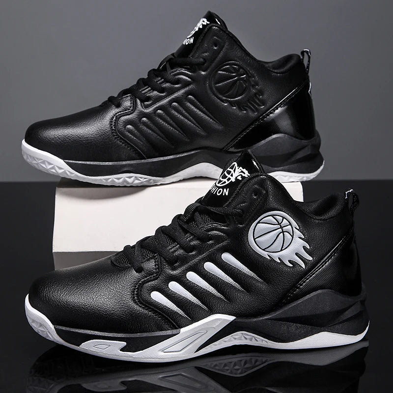 Men's Basketball Shoes – Breathable, Non-Slip, Waterproof Sneakers