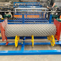 Corrosion-Resistant Chain Link Fence Weaving Machine  Full Automatic Double Chain Link Fence Machine Wire Mesh Knitting Machine