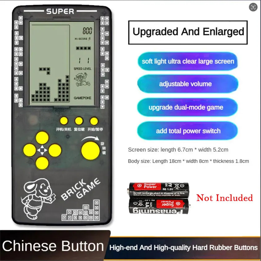 Consola Portátil Retro YTYIN 4.1 Pulgadas | Pantalla Grande | Regalo Niños | Juegos Educativos - Firu Total Sales