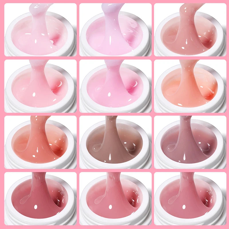 Gel Extensión de Uñas UR SUGAR 15ml | Camuflaje | Nude Rosa | Hard Gel Acrílico 💅 - Firu Total Sales