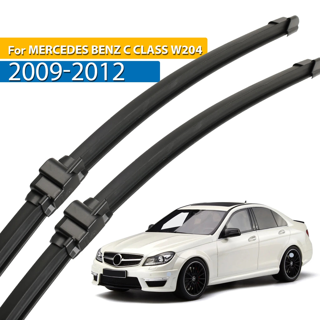 Erick's Wiper LHD Front Wiper Blades For Mercedes Benz C Class W204 2009 - 2012 Windshield Windscreen Window Brushes 24"+24"