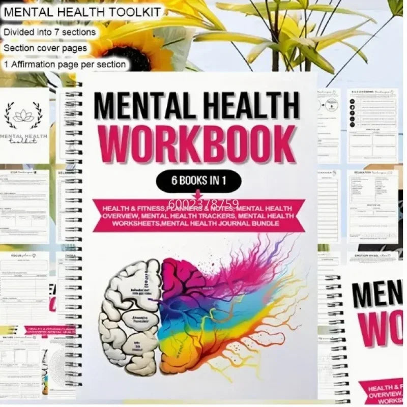 Mental Wellness Journal Planning Book Cashbook Notebook
