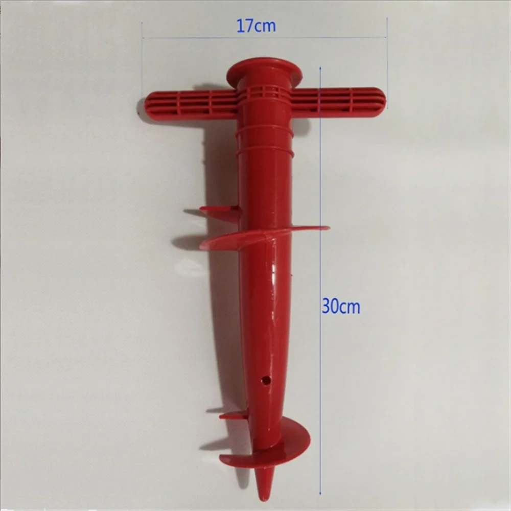 1PC Umbrella Base Adjustable Plastic Sun Beach Patio Sand Ground Fixing Tools Anchor Stand Spike Auger Tools Spikes Parts