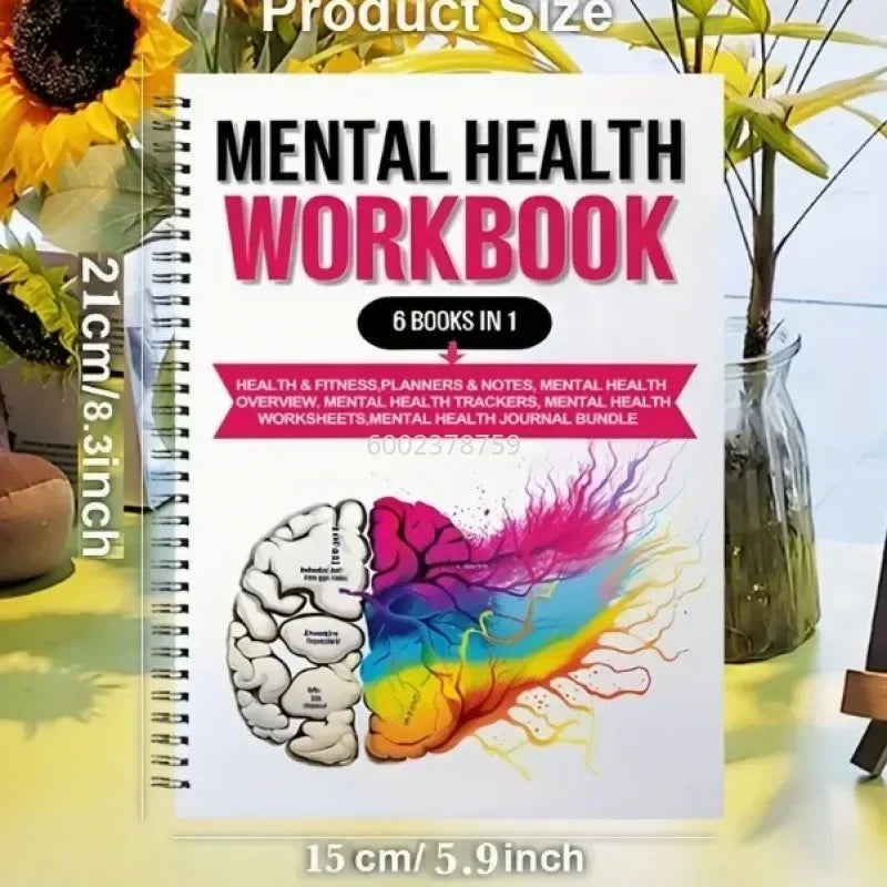 Mental Wellness Journal Planning Book Cashbook Notebook