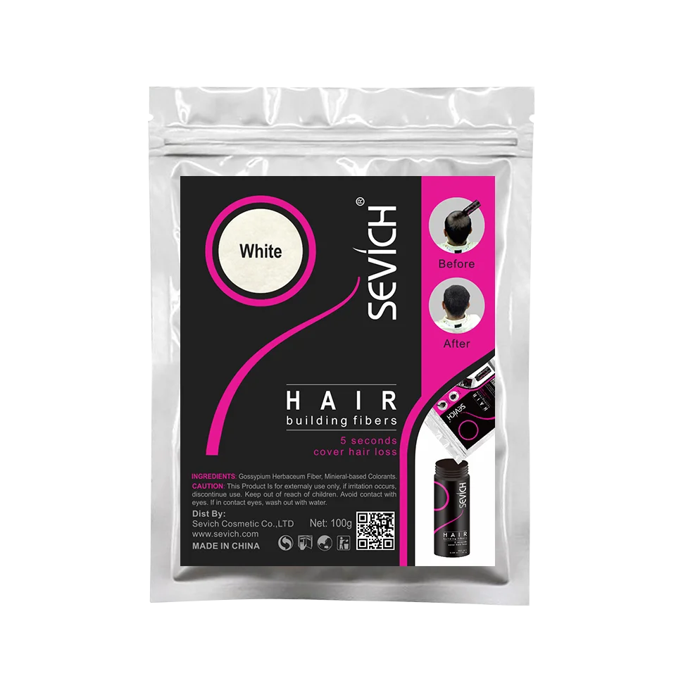 10 Color Keratin Hair Building Fiber Hair Loss Fiber Natural Hair Thickening Fibers Concealer Refill Anti Hair Loss Products