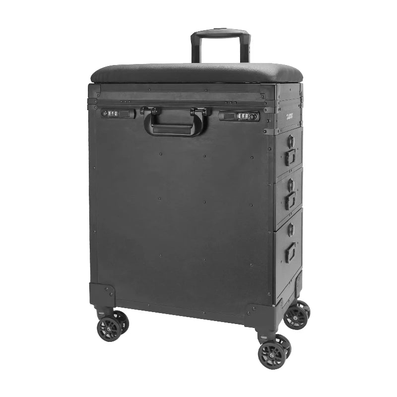 TAIDU Suitcase Tattoo With Three Drawers Luggage Case Composite PU ABS Traveling Case Large Storage Space Tattoo Equipment