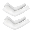 2 Pairs Cooling Ice Arm Sleeves, Breathable Compression Arm Sleeves for Men Women, UV Protection for Driving Fishing Sports