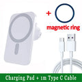 30W Magnetic Car Wireless Charger | MagSafe Compatible | iPhone 12-15 Pro Max