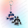Hot TV Show Heated Rivalry Keychain Accessories Bag Shane Hollander Ilya Rozanov  81 24 Mini Jersey  Keyrings Jewelry Fans Gifts
