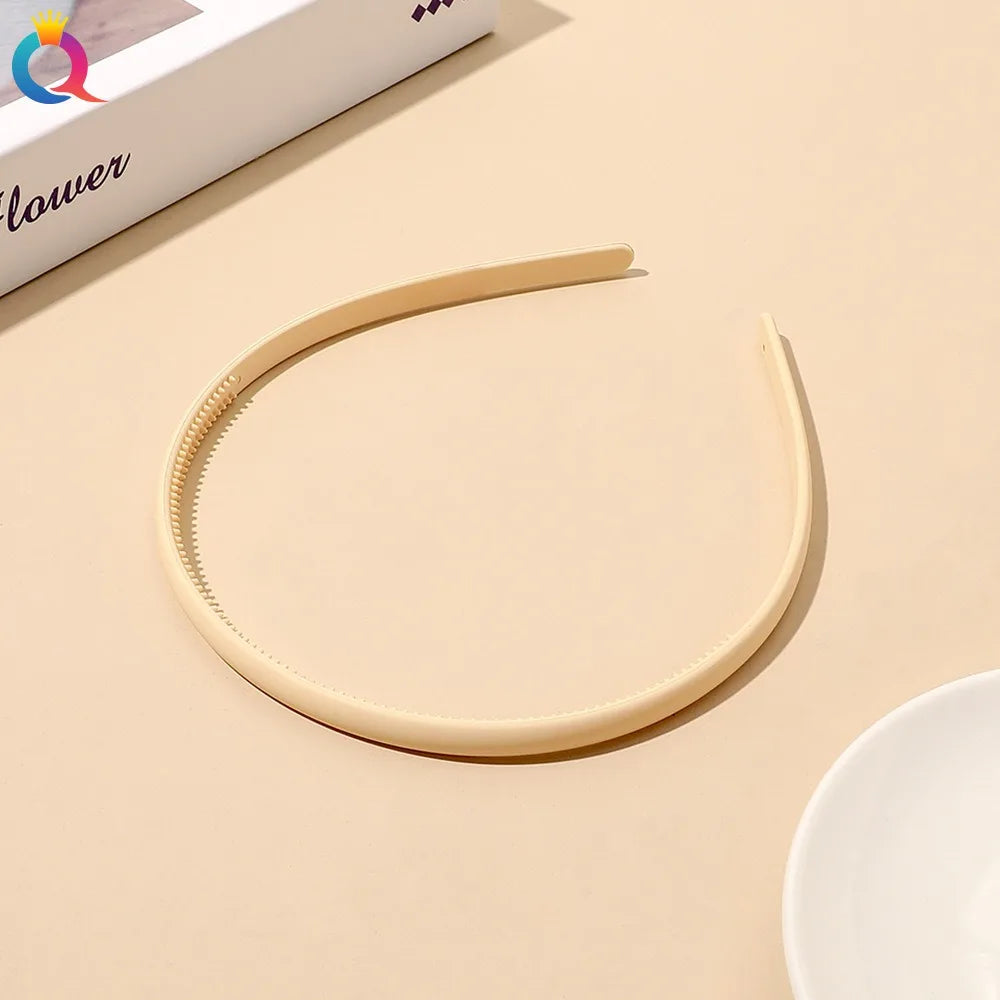 Plastic Frosted Non-slip Face Wash Hairbands Headband Women Girls Hair Head Hoop Bands Scrunchie Accessories Headdress Ornaments