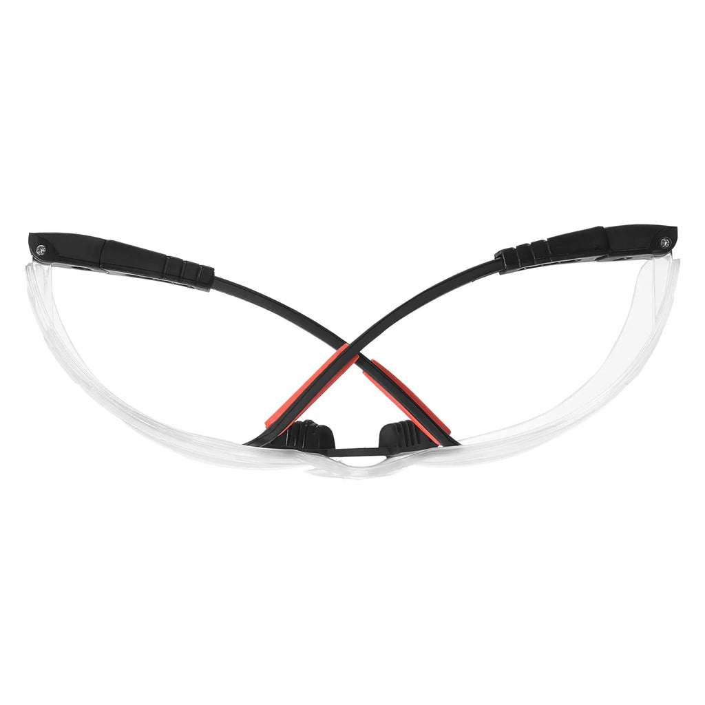 Safety Glasses, Anti-Fog And Scratch-Resistant Clear Lens, Safety Goggles With Adjustable Length And Angle, ANSI Z87.1+