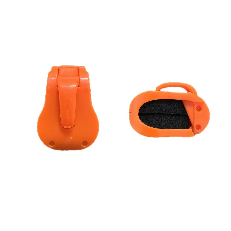 4pc heavy-duty fishing rod holders. Portable, stable handle for beach/lake. Bright colors, durable PVC. Great for all anglers.