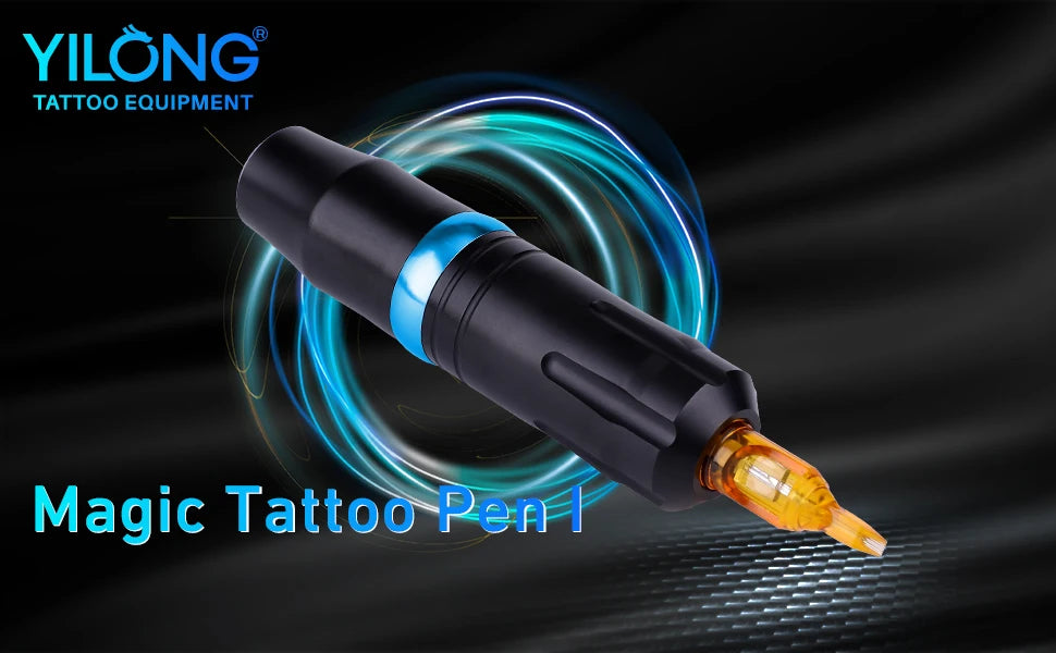 Wireless Tattoo Machine Pen Kit with Battery Mix CartridgeTattoo Tattoo Pen Set Rotary Professional Tattoo Kit for Tattoo Artist - Firu Total Sales