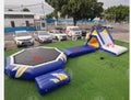Parque Acuático Inflable Flotante con Tobogán | Trampoln | Niños y Adultos 🌊 - Firu Total Sales