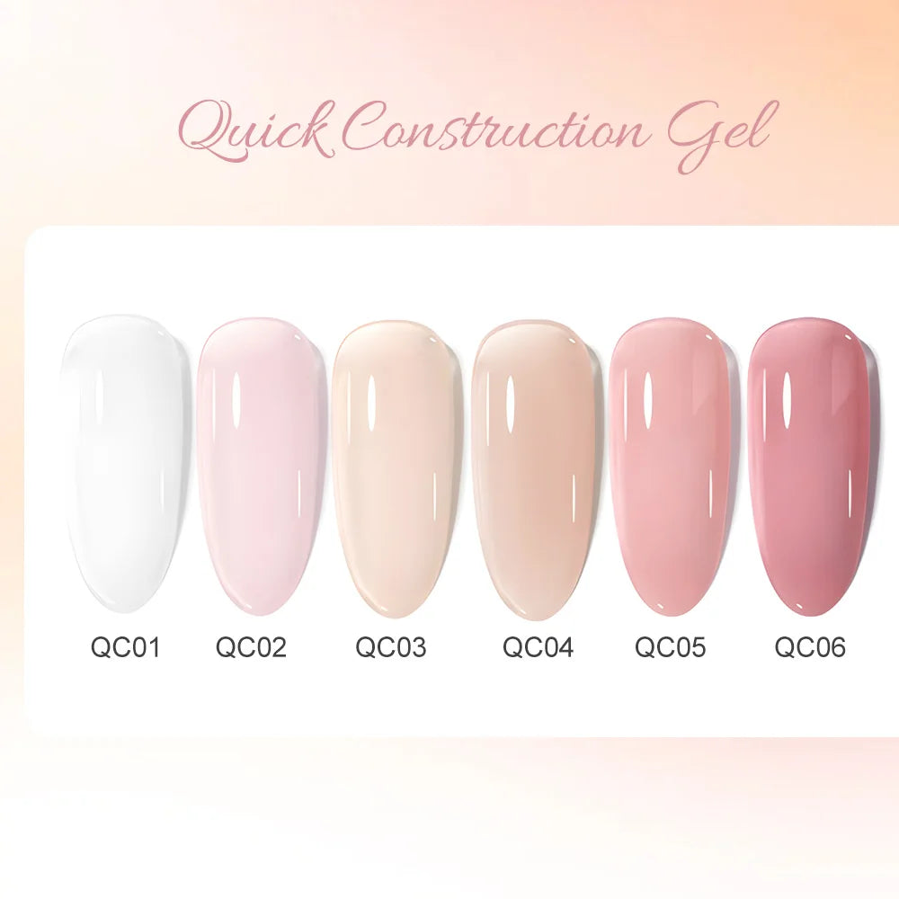 Gel de Construcción Rápida VENALISA 7.5ml | Semitransparente Jelly | Nude Rosa UV/LED 💅 - Firu Total Sales