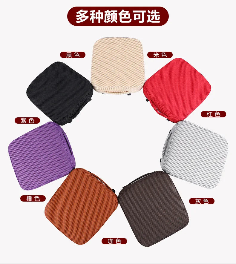 Car Booster Seat Cushion — Breathable Height Boost Pad | Fatigue Relief