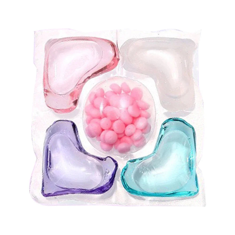 100/50Pcs Multi-purpose Strong Detergent 5 in 1 Detergent Liquid Capsule Ball Laundry Scent Fragrance Beads for Home Dormitory