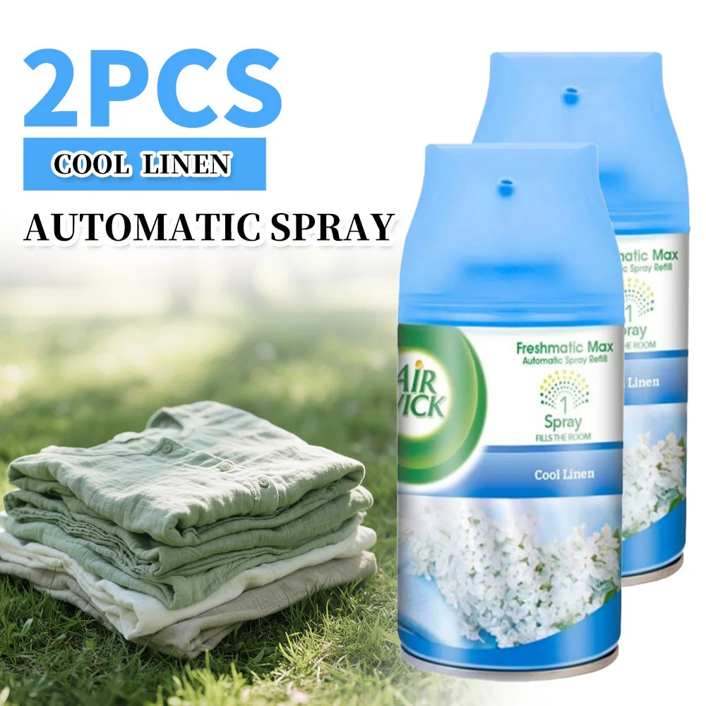 2 Pcs 6.2 Oz Per Count Automatic Spray Air Freshener Refill, Scented Air Freshener For Car, Office, Home And Bathroom, Car Spray