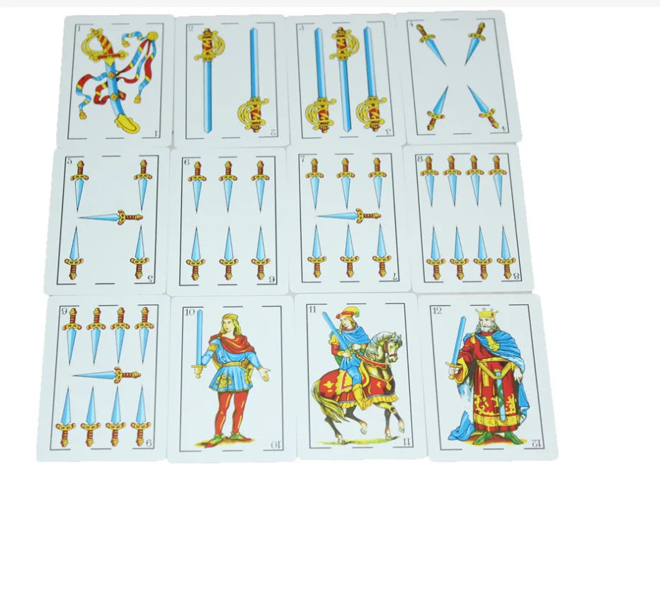 1 Deck of Authentic Spanish Naipes Playing Cards - Perfect for Mexican Card Games and Poker! Great for Gifts, Party Time Fun!