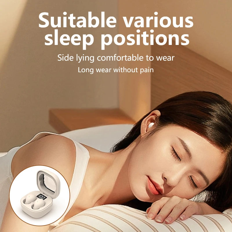 Auriculares SHUKE SK19 Pequeños | Bluetooth 5.3 | ANC | Para Dormir | Deporte | Invisibles | Todos los Teléfonos - Firu Total Sales