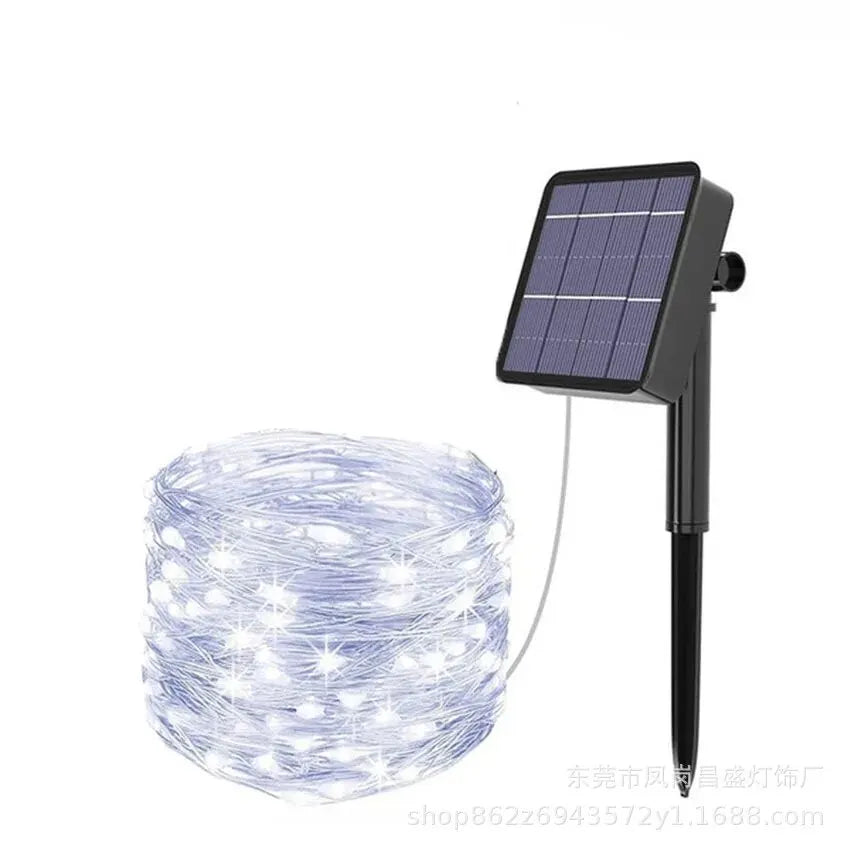 100 LED Solar Fairy String Lights Waterproof | Christmas Party Garden Wedding Outdoor