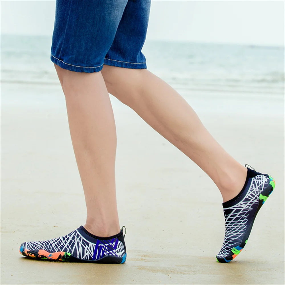 Quick-Drying Summer Water Shoes Unisex Seaside Beach Sock Barefoot Sneakers Men Swimming Upstream Sports Diving Aqua Shoes Women