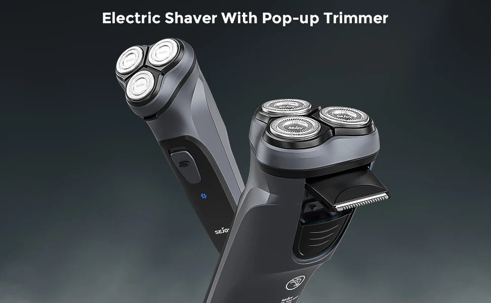 Sejoy BLASTO1 Electric Shaver for Men Rechargeable Electric Razor Triple Floating Head Shaving Machine Beard Trimmer Gift