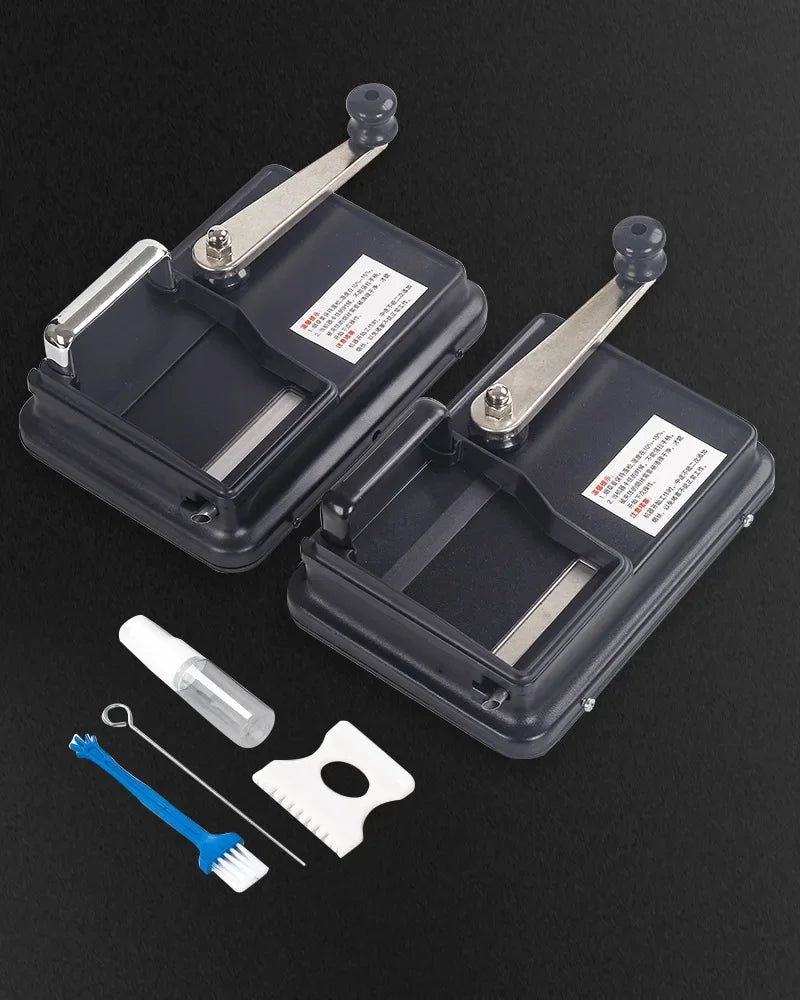 Double Rail Tobacco Rolling Machine Aluminum Alloy Cigarette Maker Injector Cigaret Filling 5.5/6.5/8mm Tube Smoking Accessories