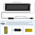 MIMIRGB Pantalla LED Flexible Programable | Devil Eyes | Letrero Desplazable | Tienda y Auto