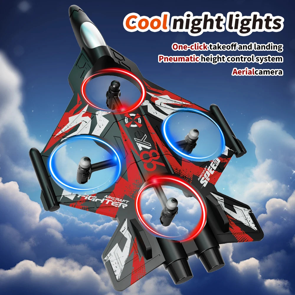 Avión RC Foam YL86 2.4G con Luces LED | Acrobacias 360° | Regalo Navidad Niños 🎅 - Firu Total Sales